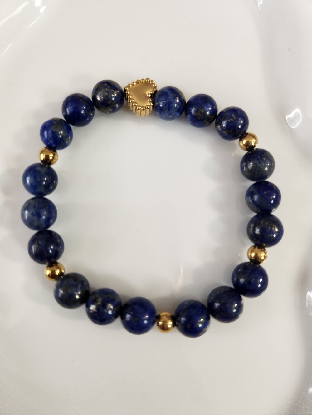 Lapis Lazuli Beaded Bracelet